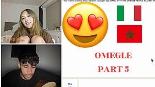 Singing to strangers on Omegle Part 5 - هدرت معاهم باللغة ديالهم تصدمو