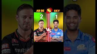 AB DE VILLIERS VS SURYA KUMAR YADAV  #shorts #abdevilliers #suryakumaryadav @BrainXMania