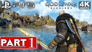 GOD OF WAR RAGNAROK New Game + Gameplay Walkthrough Part 1 Black Bear Armor 4K 60FPS PS5 FULL GAME