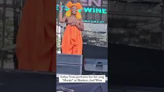 SOFIYA NZAU Performs Her Hit song Mwaki at Blankets and Wine