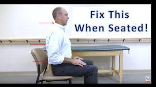 How to Sit Properly in a Chair - Prevent Neck and Back Pain