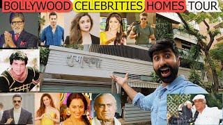 Bollywood Celebrity Homes Tour in Mumbai  Indian Celebrity Houses  Vlog 80