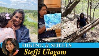 Hiking Vlog in Tamil  Art from Shells  Travel to Nature Preserve Tamil