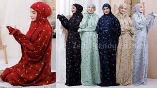 One Piece Namaz Dress Jilbab Cutting Stitching Full Length Khimar For prayer Namaaz Clothes DIY