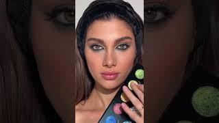 Duo Chrome Eye Makeup Tutorial  Green Eye Shadow Tutorial  #short #viral #foryou