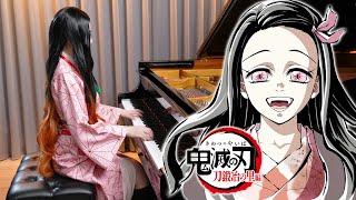 「Kamado Nezuko No Uta  Nezuko Conquers The Sun」Demon Slayer S3 EP11 Full Ver.  Rus Piano Cover