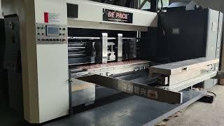 DEPACK Ready flexo corrugated board printing slotting die cutting machine for sale