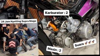 PASANG 2 KARBURATOR  24 JAM SETTING SUPRA MOGE SUARA MAKIN MAKSIMAL