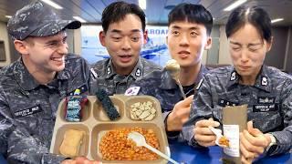 Korean Navy Officers Try British Rations for the First Time