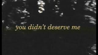 Omar Apollo - Evergreen You Didnt Deserve Me At All Official Lyric Video