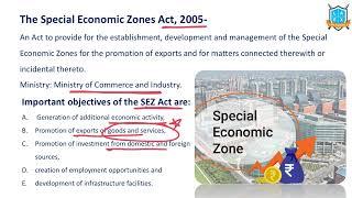 What is Special Economic Zone Act 2005 ?  Special Economic Zone అంటే ఏమిటి?  La Excellence