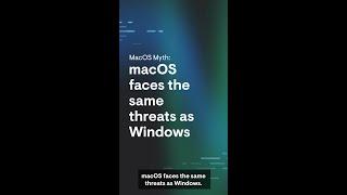 macOS Myths macOS Faces the Same Threats as Windows