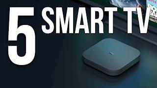 5 Лучших ТВ приставок — Xiaomi TV Box S Яндекс Модуль Apple TV  SberBox