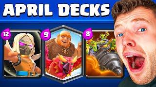 TOP 5 BESTE DECKS im APRIL 