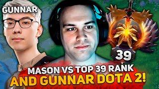 MASON on ZEUS MID vs TOP 39 SHADOW FIEND and GUNNAR DOTA 2