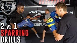 Sparring Drills 2 vs 1 Shot for Shot & Body Boxing