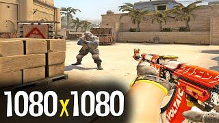 ИГРАЮ НА РАЗРЕШЕНИИ 1080x1080 - САМОЕ ЧИТЕРСКОЕ РАЗРЕШЕНИЕ CSGO