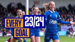 EVERY goal scored by Everton Women in 202324 ️