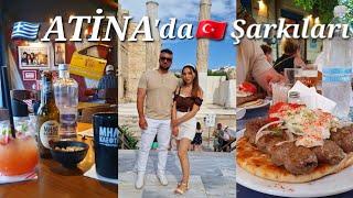 Atina Vlog  Tavernada Türkçe Şarkılarla Akşam Yemeği  Syntagma Meydanı Ermeu  Caddesi ️