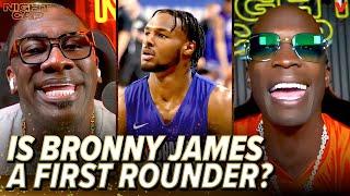 Should NBA teams take Bronny James in first round of NBA Draft to try to lure LeBron?  Nightcap