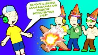 Caillou Misbehaves at My 16th Birthday PartyEARRAPE GROUNDED