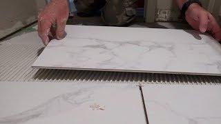 How To Install Porcelain Tile On A Bathroom Floor SIMPLE & EASY