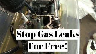 How to Make Float Needle Seal Again  Stop Gas Leaks