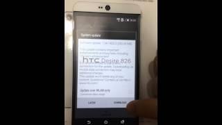 HTC Desire 826w - How to install update the fireware