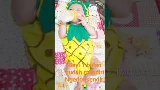 Bayi  1 bulan  sudah mandiri