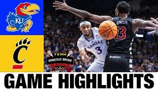 #7 Kansas vs Cincinnati Highlights  NCAA Mens Basketball  2024 College Basketball