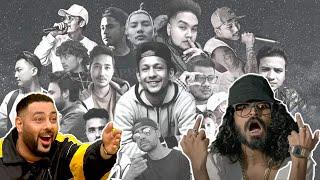 Indian Rappers React on Nephop or Nepali Hiphop  Badshah Emiway Bantai Seedhe Maut Raftaar