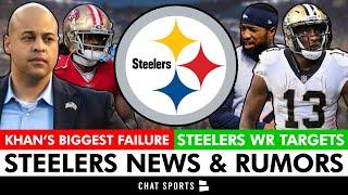 Steelers News Omar Khan’s Biggest Failure During The Brandon Aiyuk Saga + Top Steelers WR Targets