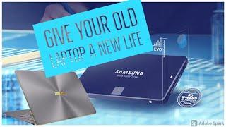 Unboxing and installation of Samsung 850 Evo SSD on ASUS x550c