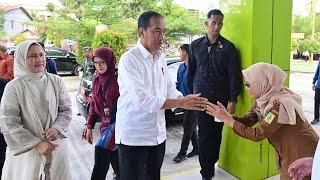 Presiden Jokowi dan Ibu Iriana Tinjau RSUD Sinjai 4 Juli 2024