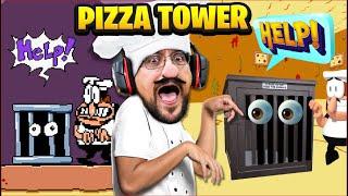 Pizza Tower 2D vs 3D vs Roblox FGTeeV Peppinos Mach 3 Speed