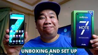 INFINIX NOTE 7 LITE - UNBOXING AND SET UP SRP PHP 6990