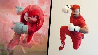 Stunts From KNUCKLES In Real Life Sonic The Hedgehog