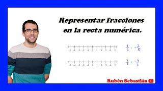 REPRESENTAR FRACCIONES en la RECTA NUMÉRICA