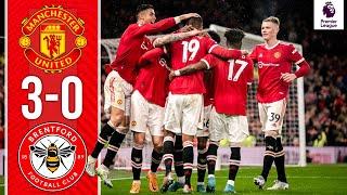 Varanes First United Goal  Manchester United 3-0 Brentford  Highlights