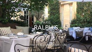 Ralph´s - Ralph Lauren´s beautiful courtyard restaurant in Paris  allthegoodies.com