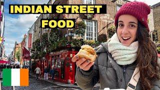 Foreginer Tasting Indian Street Food in Dublin 