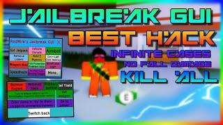 NEW + OP ROBLOX  Jailbreak GUI  Hack  Script  Kill Players  Free Items  Infinite Cases 