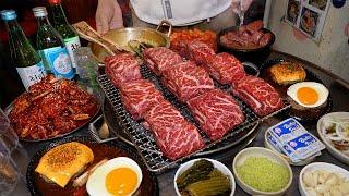 Beautiful marbling Seasoned Beef ribs with monthly sales of 200 million  Korean Street Food