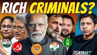 ADR EXPOSÉ - Parties Allowing Criminals & The Rich To Capture Parliament?  Akash Banerjee