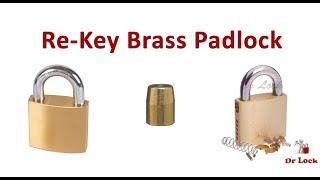 How To Rekey A Sealed Brass Padlock