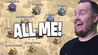 I Put 10 of MY Accounts in War This is What Happened - Clash of Clans