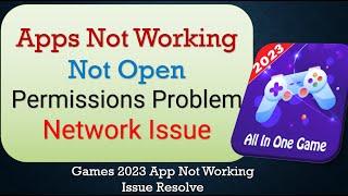 How To Fix Unfortunately Games 2023 App has stopped  Keeps Crashing Problem in Android  Not Open