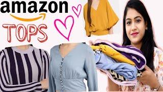 Amazon Tops Haul Trendy Summer TopsT-Shirts Amazon western wearMakeup by Nidhi