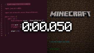 Minecraft Beaten in 000.050 Using Log4j Exploit