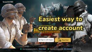 How to create new account PUBG mobile  PUBG mobile  BGMI